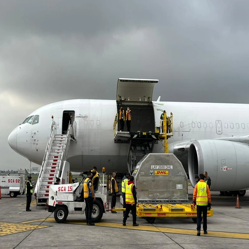 Carga aérea en pista